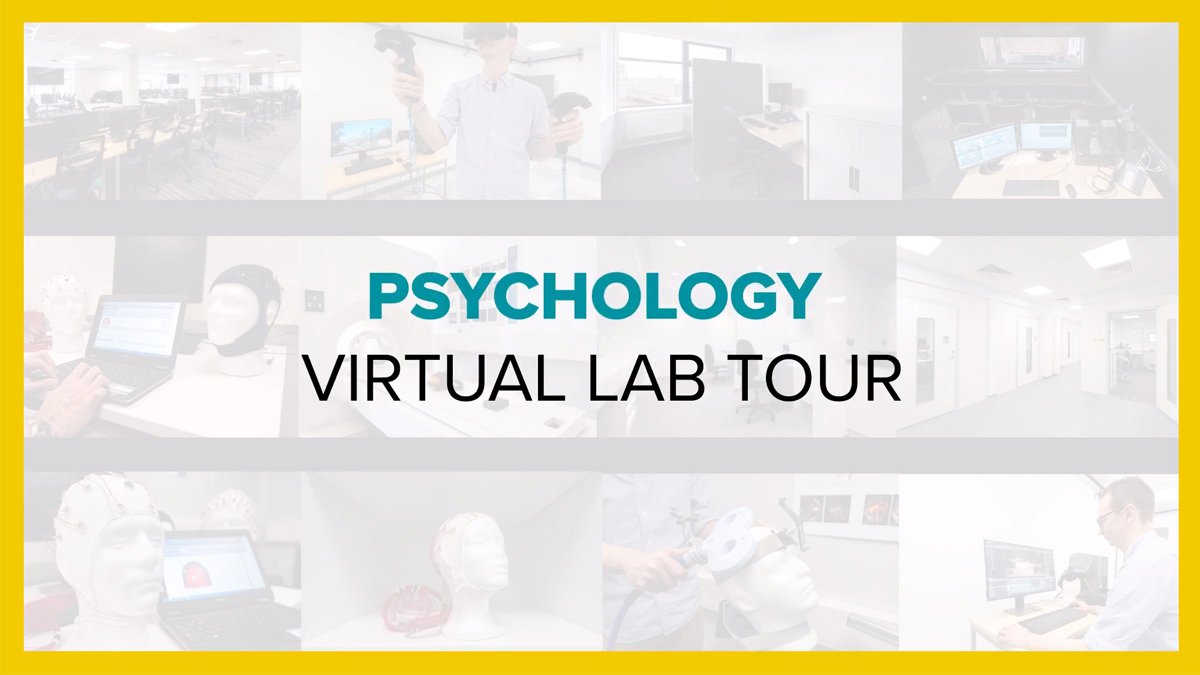 Psychology virtual lab tour title screen
