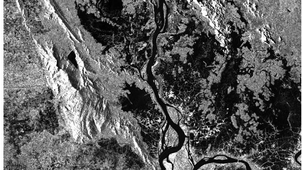 Black and white rock imagery