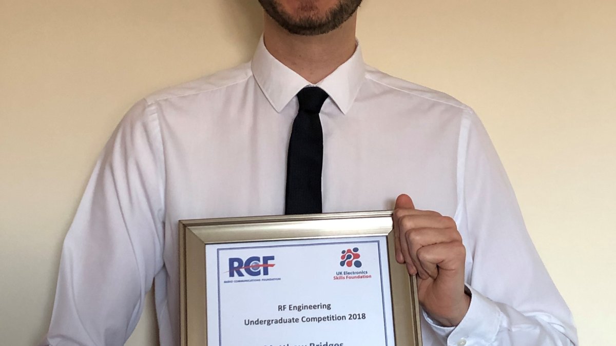 Matt Bridges, winner of UKESF RF competition