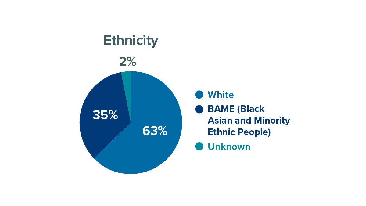 Researcher ethnicity at University of Surrey