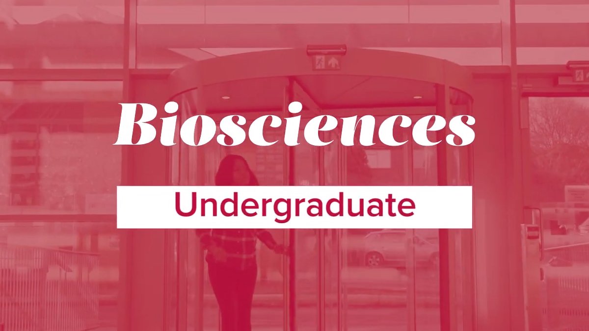 Bioscience undergraduate caption