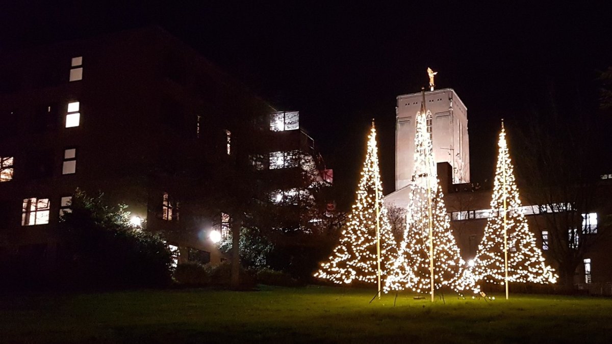 Christmas on campus