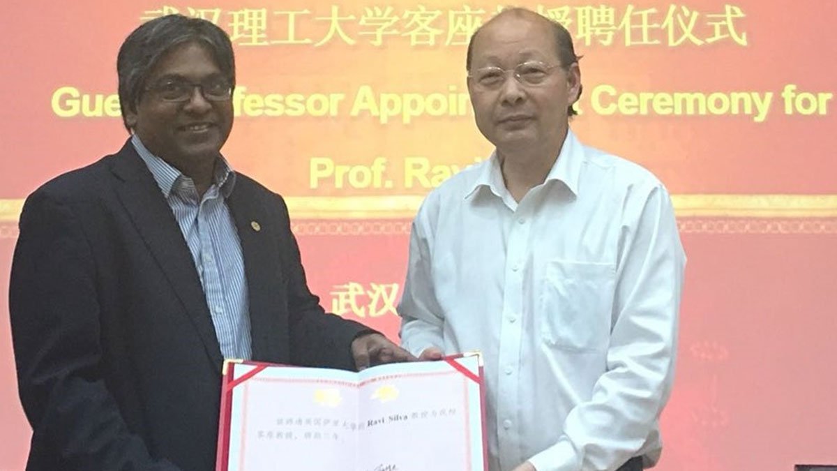 Professor Silva and Professor Wen Chen