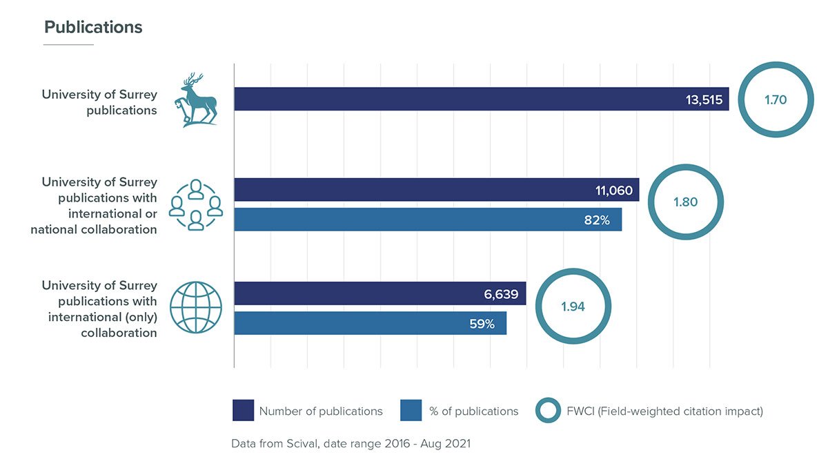 University of Surrey research publications