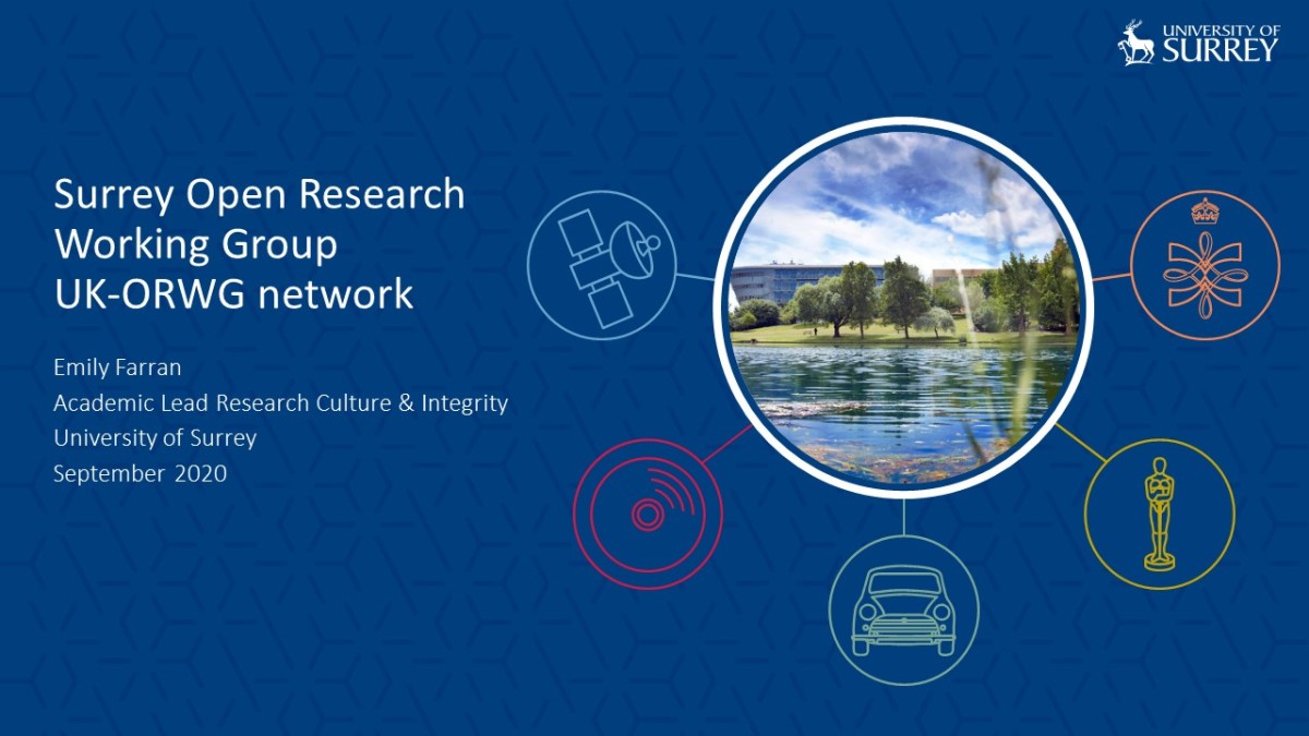 Surrey Open Research Working Group, UK-ORWG network