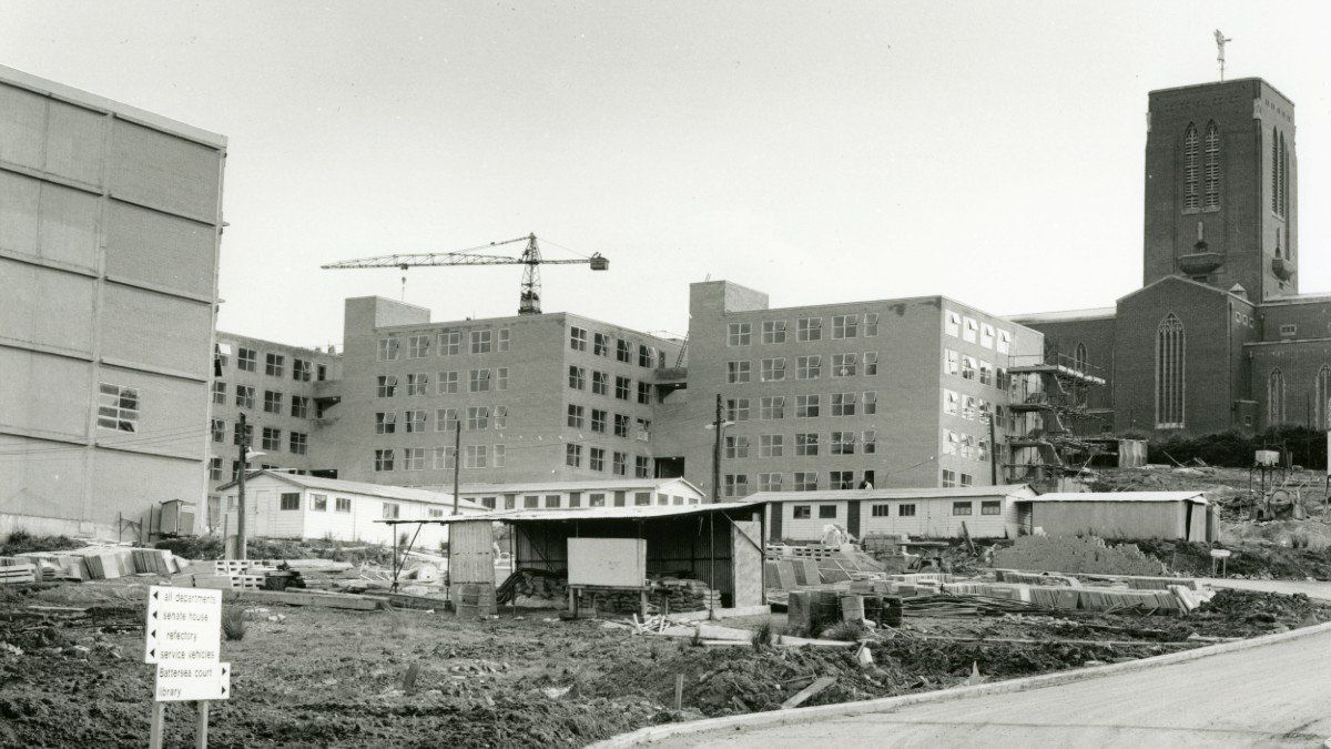 University under construction 1969