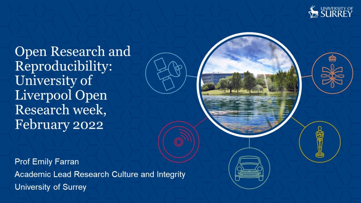 Open Research and Reproducibility: University of Liverpool Open Research week