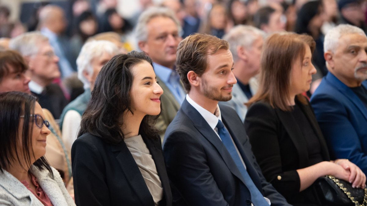 Guests seated in the Cathedral