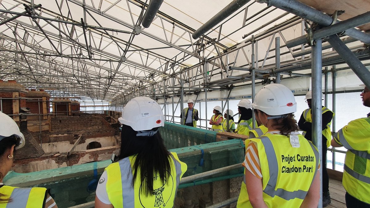 Clandon Park roof level