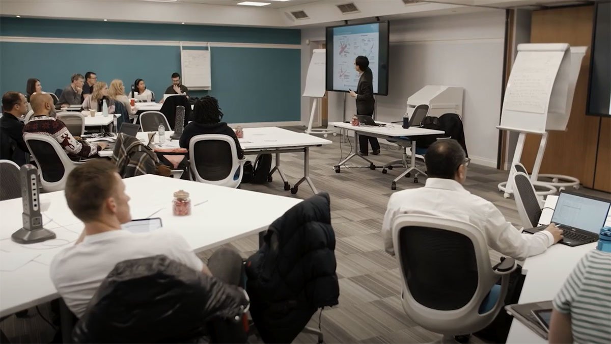 MBA students in classroom