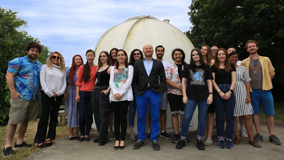 Surrey astrophysics group photo 2022