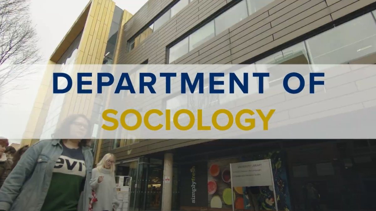 Department of Sociology video
