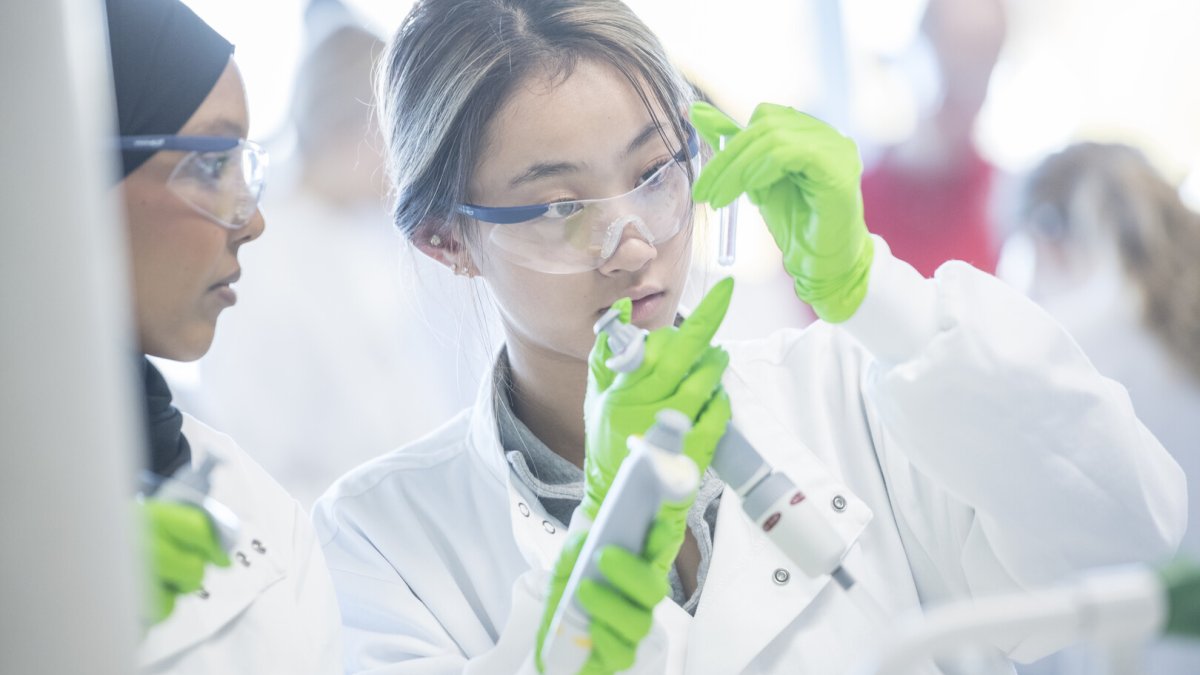 Students in the labatory
