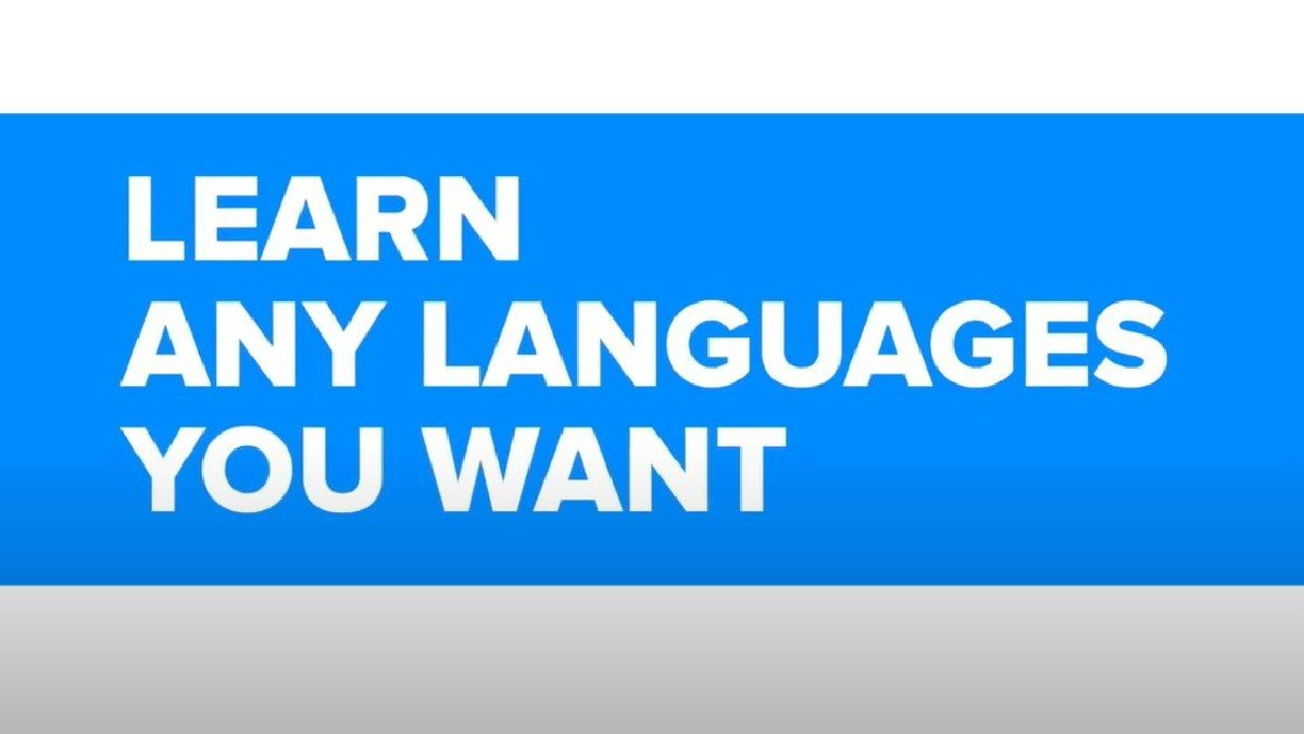 Learn any languages you want - video thumbnail