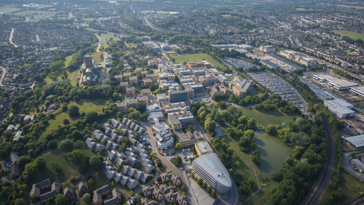 Stag hill aerial shot