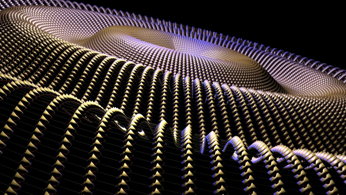 Close up of a speaker cone