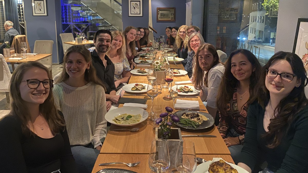 Cohort 1 welcome dinner