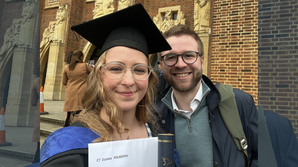 Zuzana Vojtek at graduation