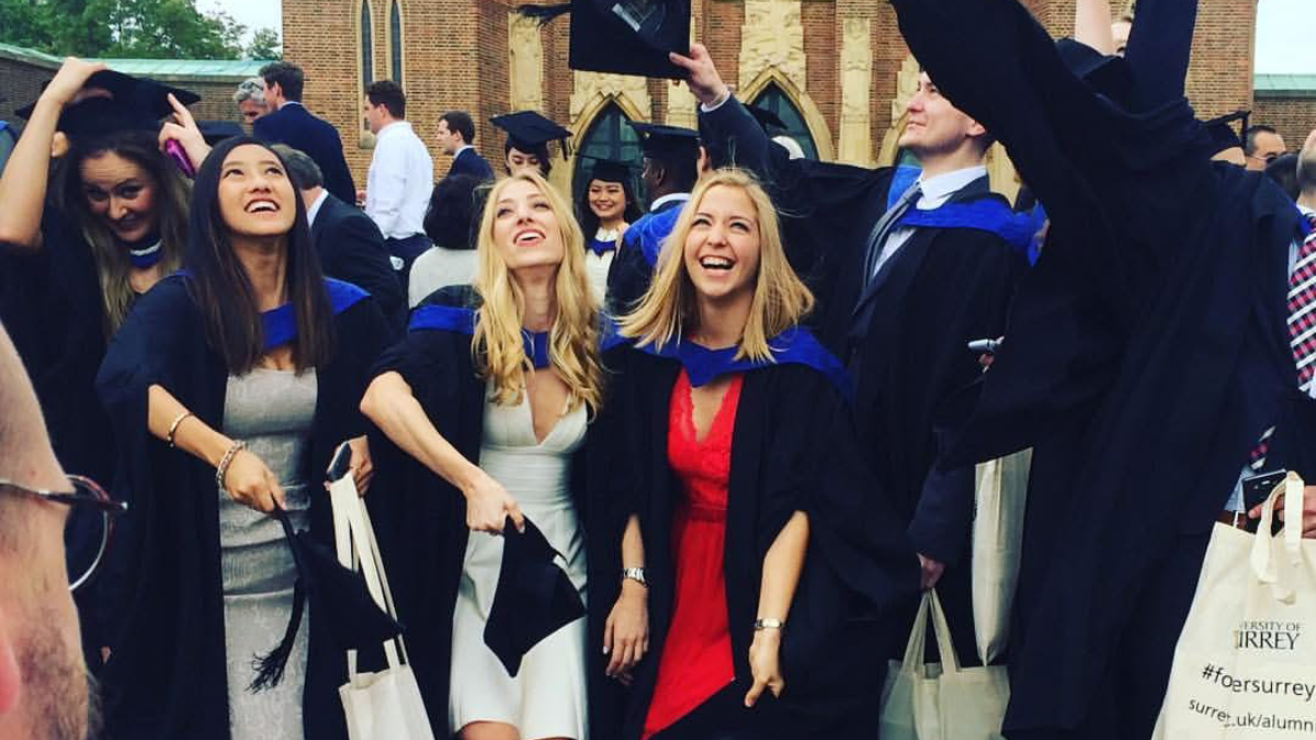 Zuzana Vojtek at graduation