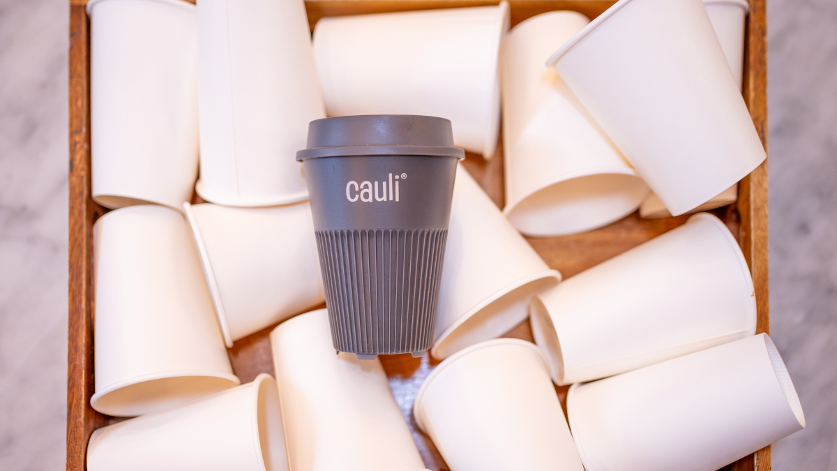 Grey reusable Cauli cup