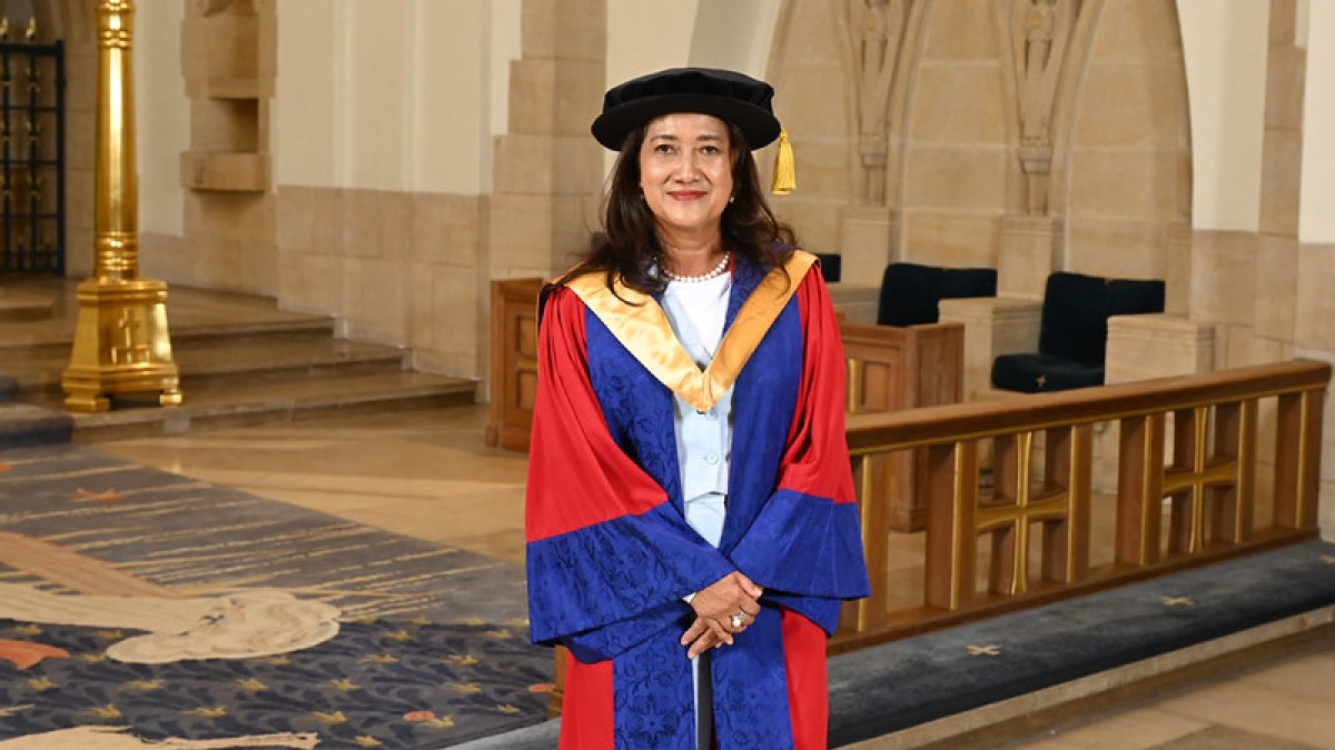 Dr Hasnita Hashim receiving her Honory Degree in July 2025