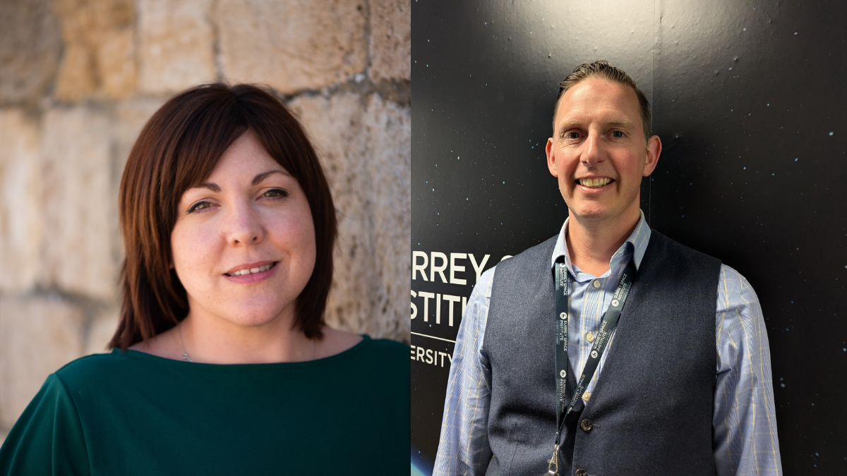 Louise Butt and Simon Fellows join the Surrey Space Institute