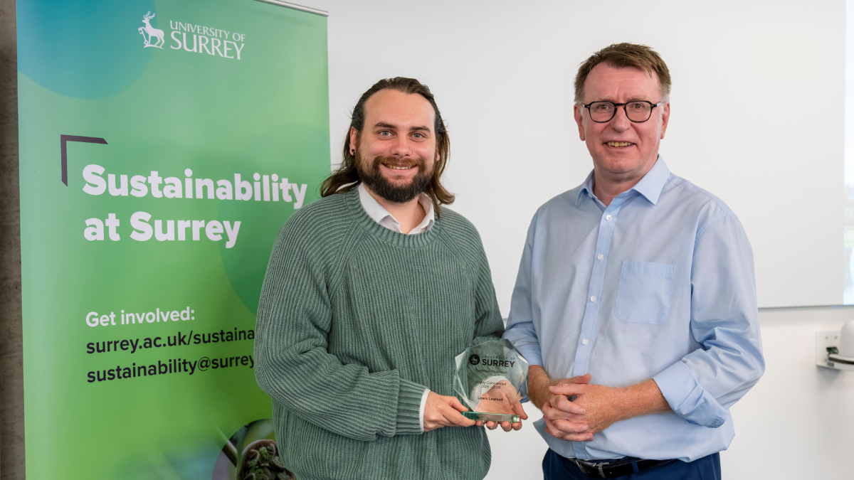 Lewis Learoyd receives highly commended award