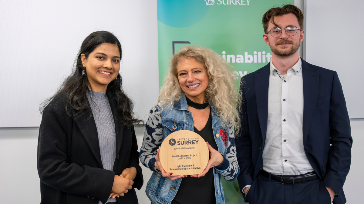 Light Pollution and Sustainable Space initiative receive Best Sustainable Project award