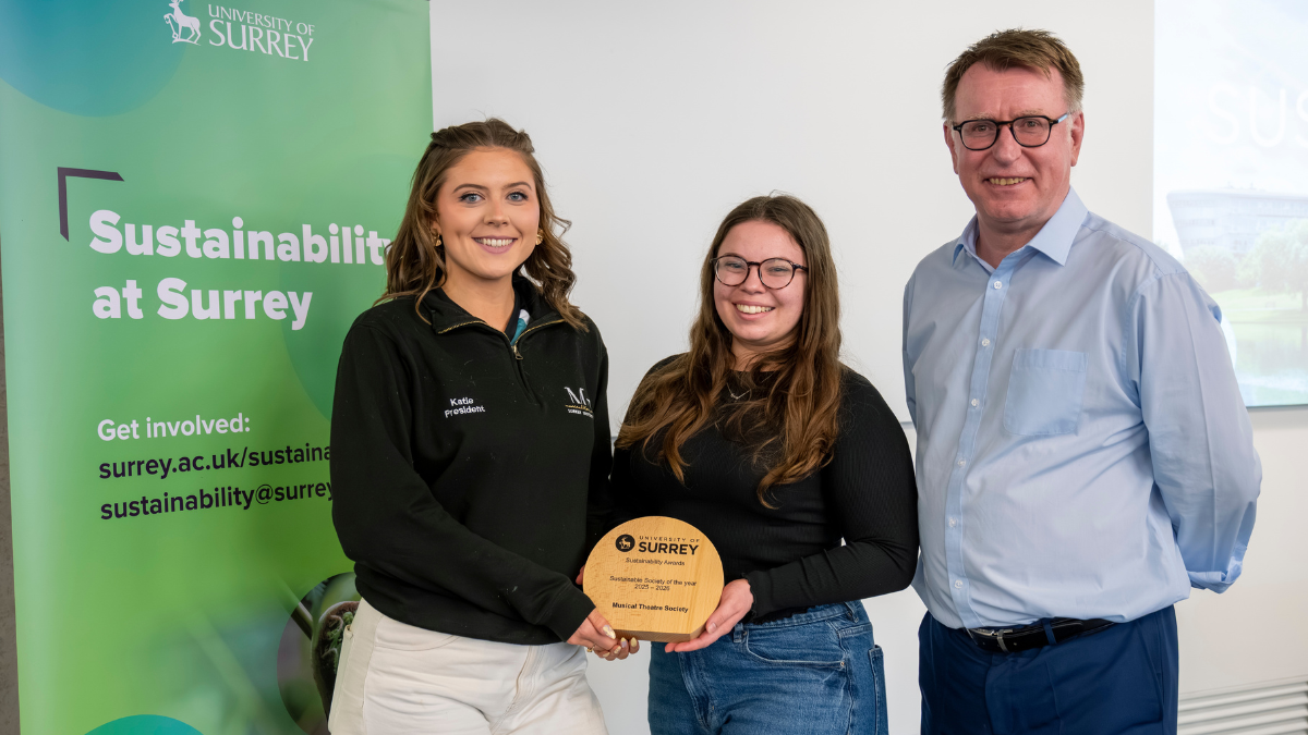 Musical Theatre Society receive Sustainable Society of the year award