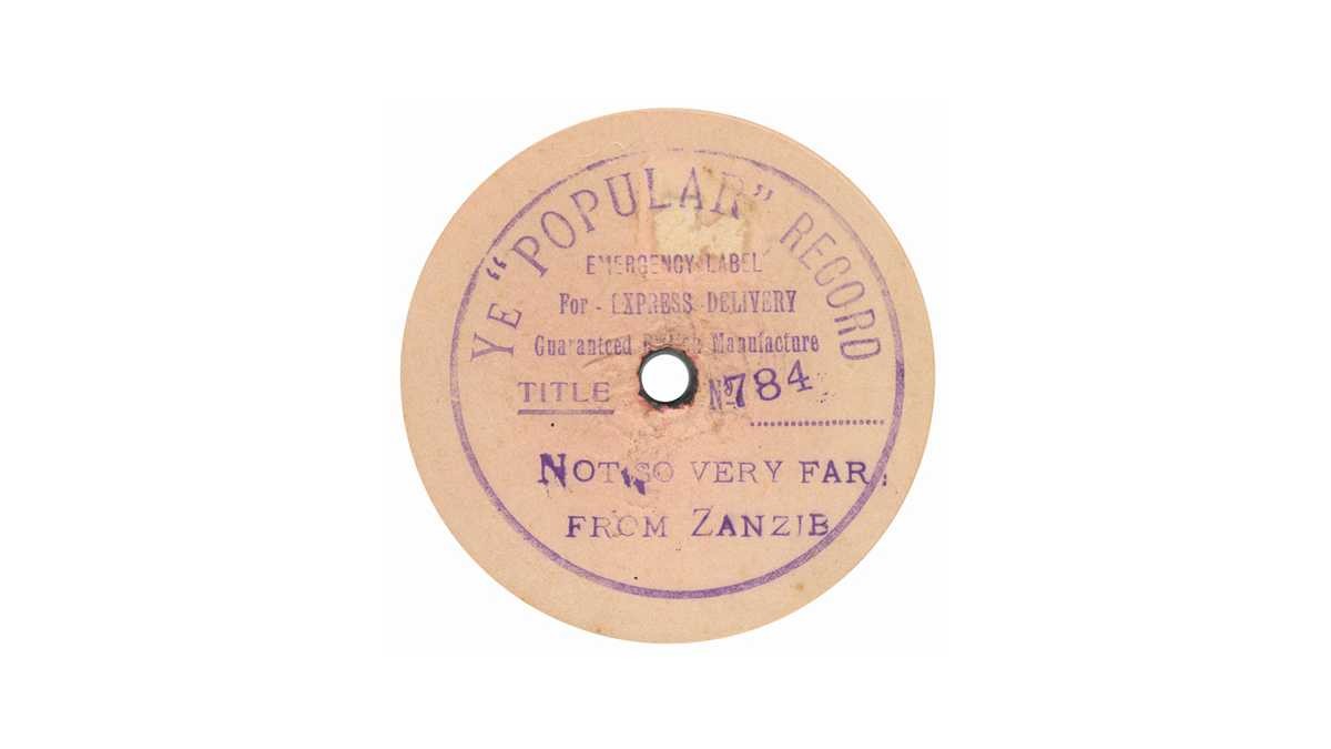 "Ye Popular Record" (784) - Not so very far from Zanzie