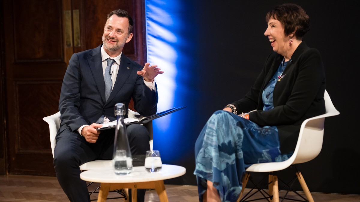 Dr Nicky Fox in conversation with Professor Paul Bate