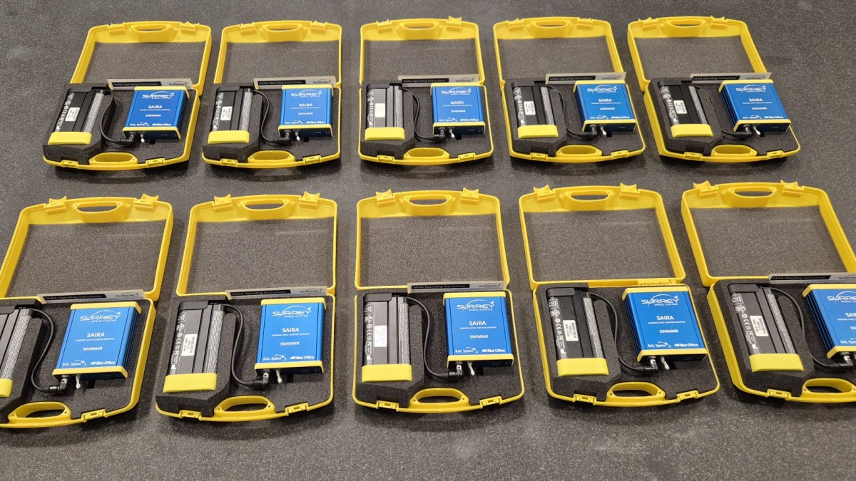 A number of the SAIRA monitors used on commercial planes