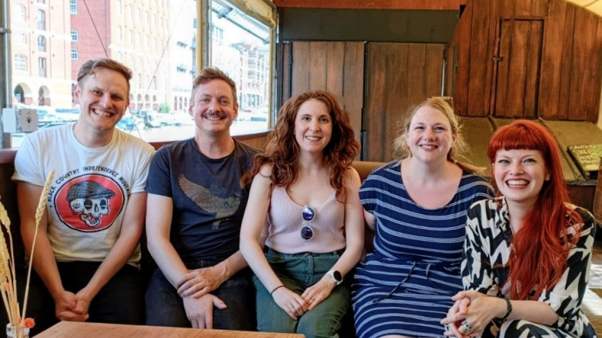 Left to right: Prof Mitchell Travis (University of Leeds), Dr David Griffiths (Surrey University), Prof Fae Garland (University of Manchester), Dr Megan Walker (Halsden Centre) and Dr Charlotte Jones (Swansea University)