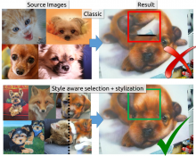 Disentangling Structure and Aesthetics for Style-aware Image Completion - CVPR'18