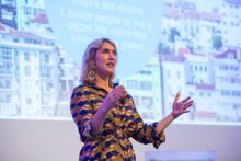 Joanna Yarrow speaking