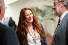 Woman laughing