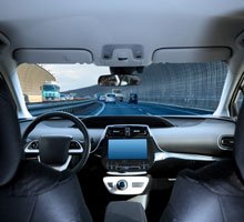 Inside of autonomous car