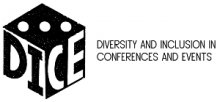Diversity and inclusion in conferences and events (DICE) logo