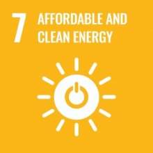 Affordable and clean energy UN Sustainable Development Goal 7 logo