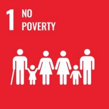 No poverty UN Sustainable Development Goal 1 logo