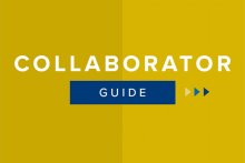 Illustration that says collaborator guide