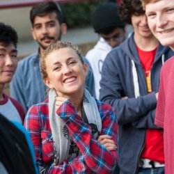 Group of students at taster day