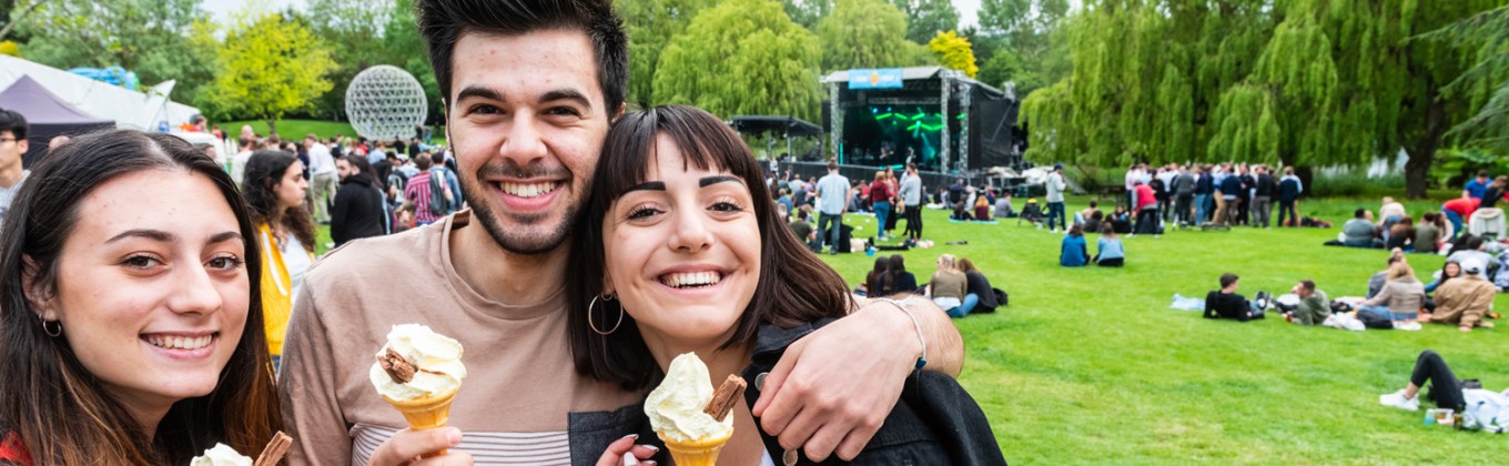 Students at Free Fest